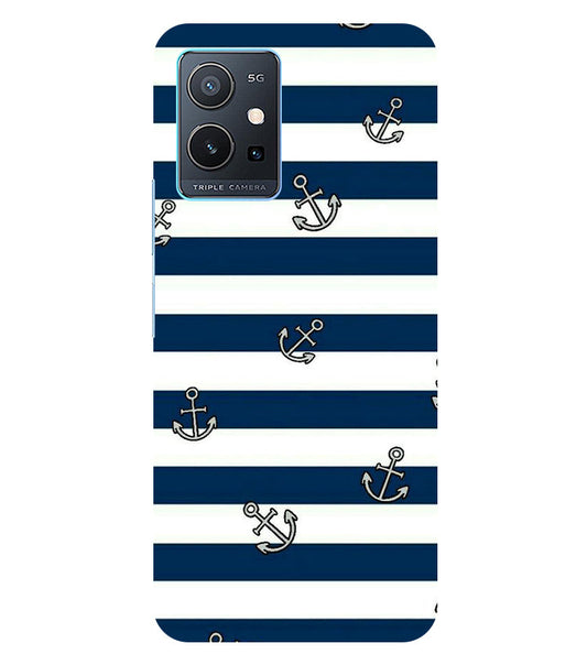 Stripes Patter Back Cover For  iQOO Z6 5G