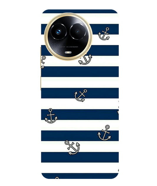 Stripes Patter Back Cover For  Realme C67 5G