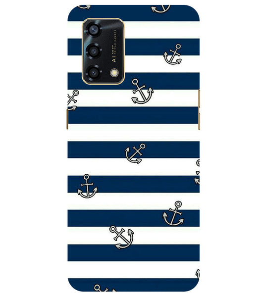 Stripes Patter Back Cover For  Oppo F19