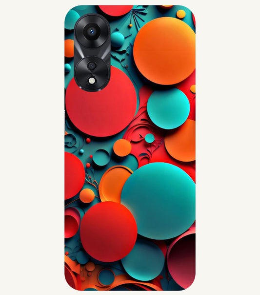 Colorful Back Cover For  Oppo A78 5G