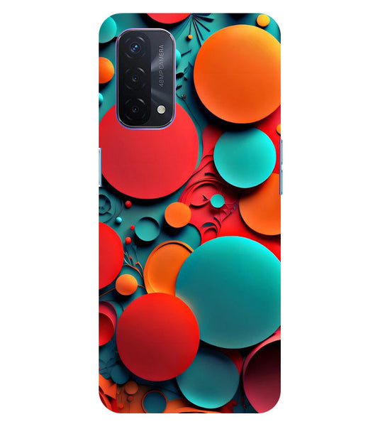 Colorful Back Cover For  Oppo A74 5G