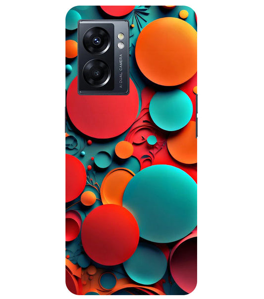 Colorful Back Cover For  Oppo K10 5G