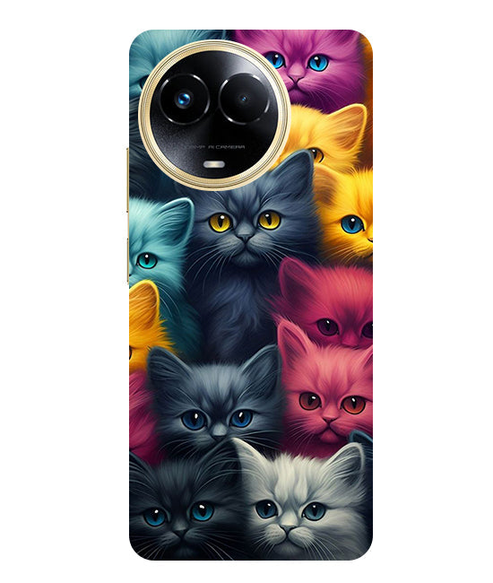 Cat Back Cover For  Realme C67 5G