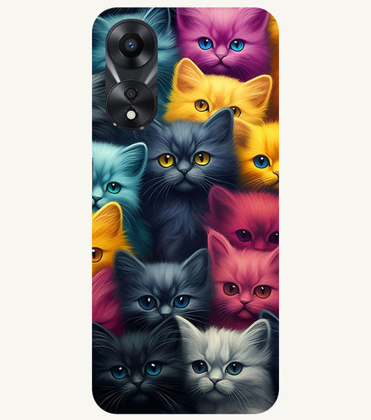 Cat Back Cover For  Oppo A78 5G