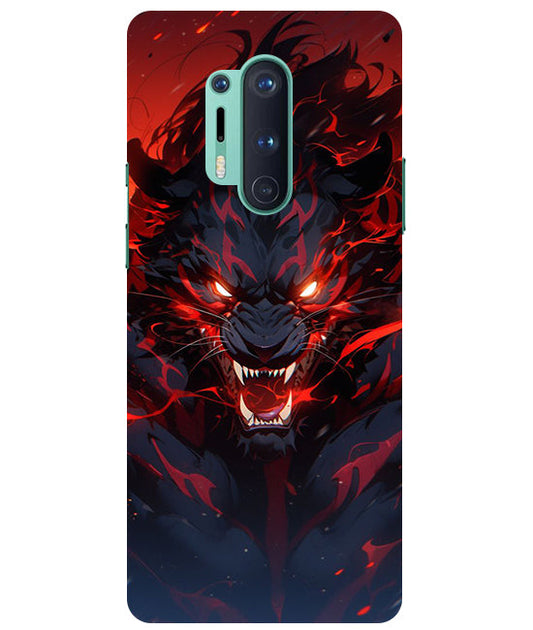 Angry Lion Back Cover For  OnePlus 8 Pro