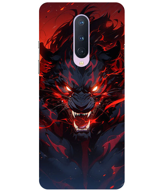 Angry Lion Back Cover For  OnePlus 8