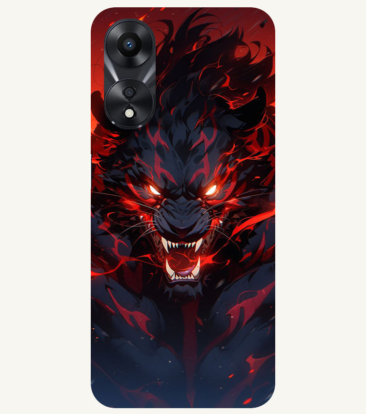 Angry Lion Back Cover For  Oppo A78 5G