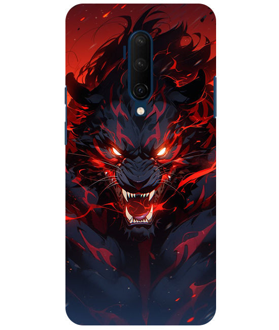 Angry Lion Back Cover For  OnePlus 7T Pro