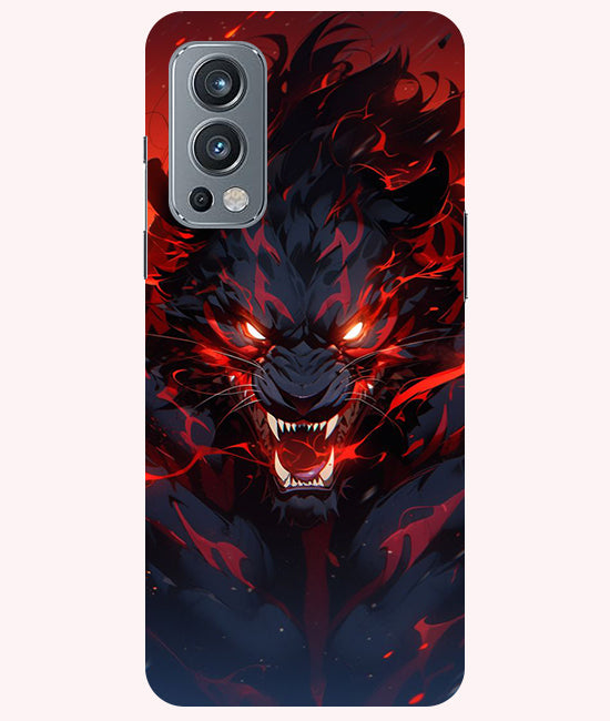 Angry Lion Back Cover For  OnePlus Nord 2 5G