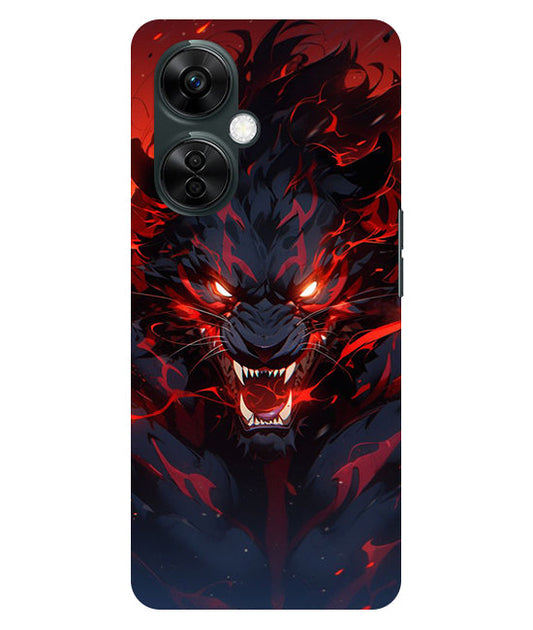 Angry Lion Back Cover For  OnePlus Nord CE 3 Lite 5G