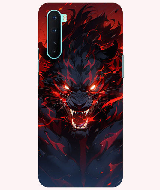 Angry Lion Back Cover For  OnePlus Nord