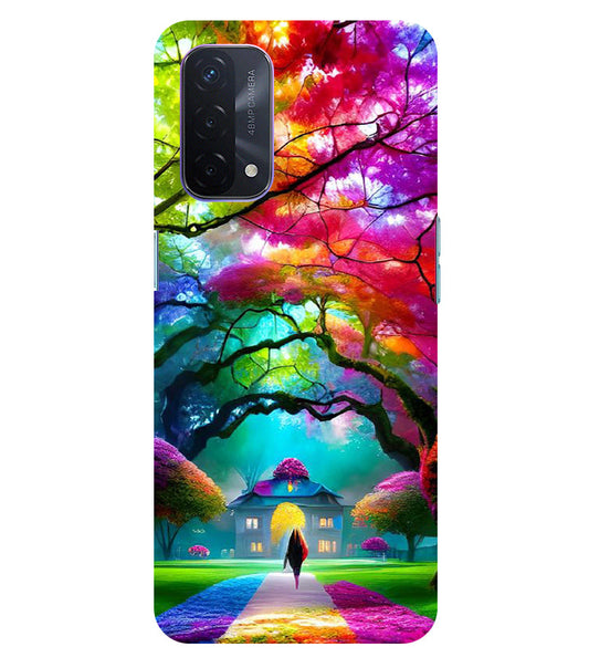 Love Art Back Cover For  Oppo A74 5G