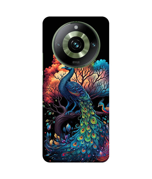 Peacock Back Cover For  Realme 12 5G