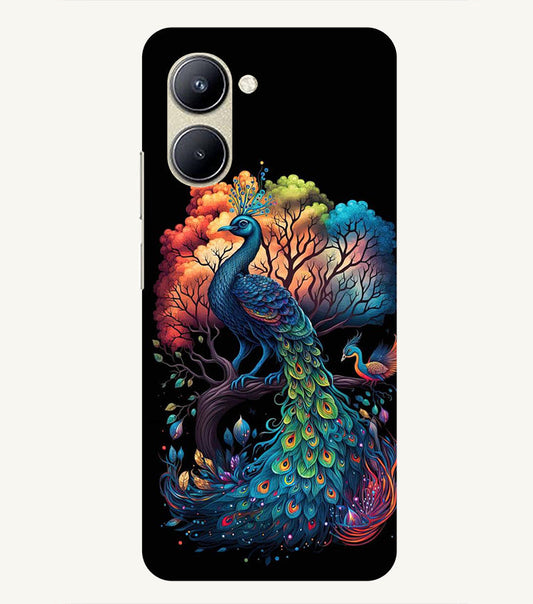 Peacock Back Cover For  Realme C33