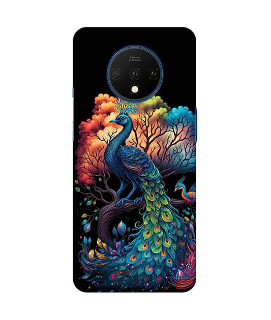 Peacock Back Cover For  OnePlus 7T