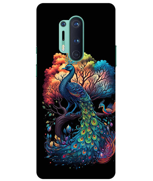 Peacock Back Cover For  OnePlus 8 Pro