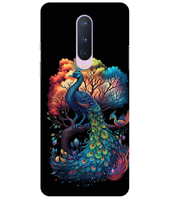 Peacock Back Cover For  OnePlus 8