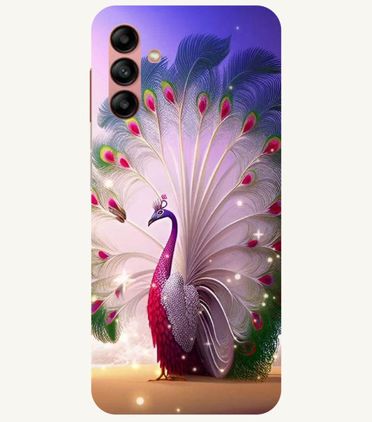 Peacock with Feather Back Cover For  Samsung Galaxy M13 4G