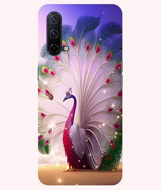 Peacock with Feather Back Cover For  OnePlus Nord CE 5G