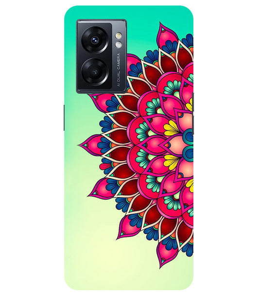 Colorful Mandala Back Cover For  Oppo K10 5G