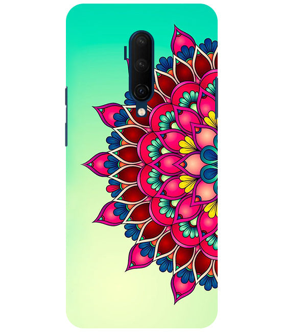 Colorful Mandala Back Cover For  OnePlus 7T Pro