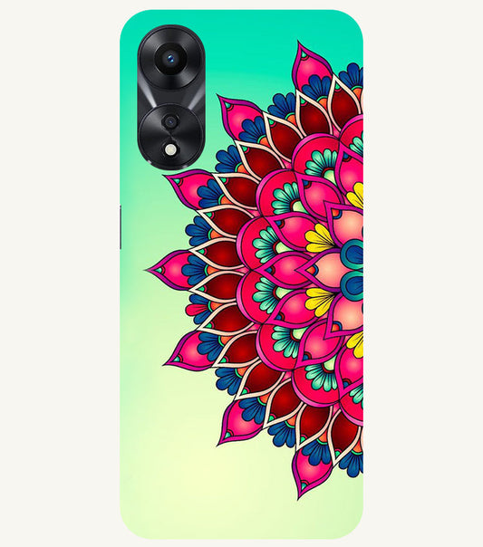 Colorful Mandala Back Cover For  Oppo A78 5G