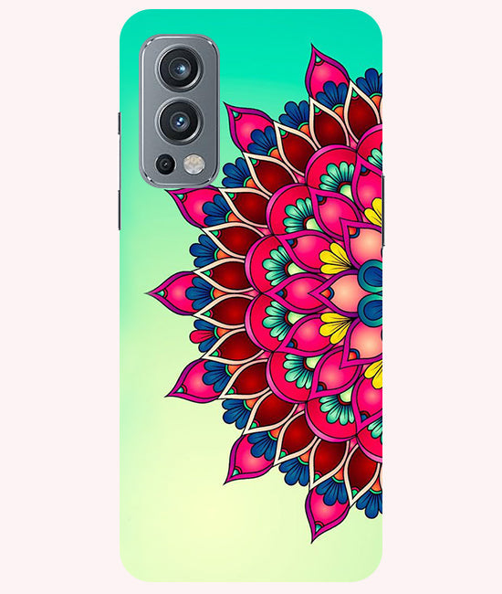 Colorful Mandala Back Cover For  OnePlus Nord 2 5G