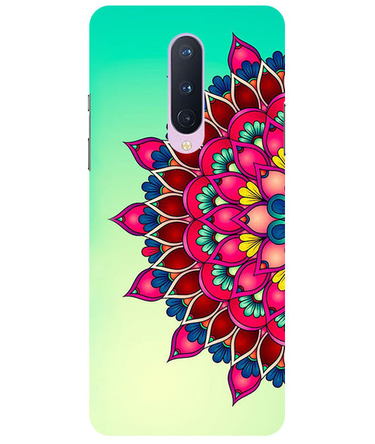 Colorful Mandala Back Cover For  OnePlus 8