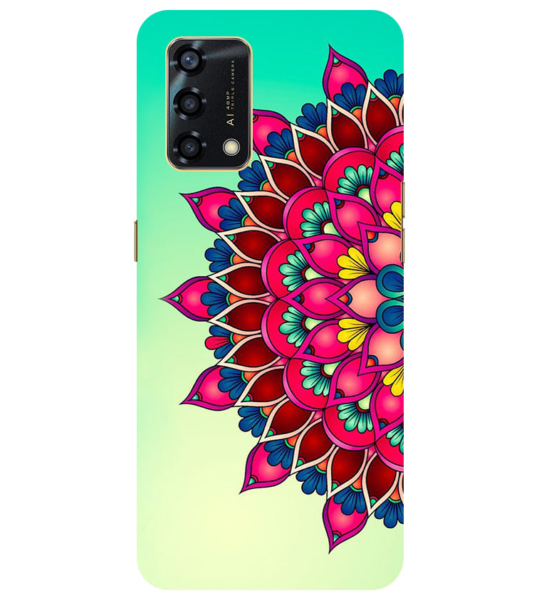 Colorful Mandala Back Cover For  Oppo F19