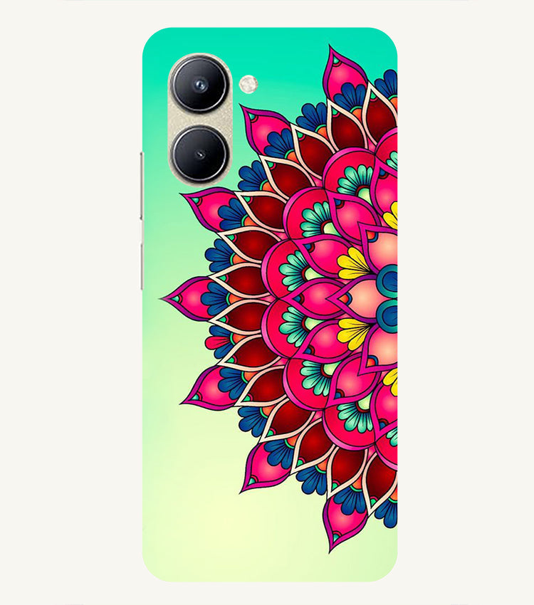 Colorful Mandala Back Cover For  Realme C33