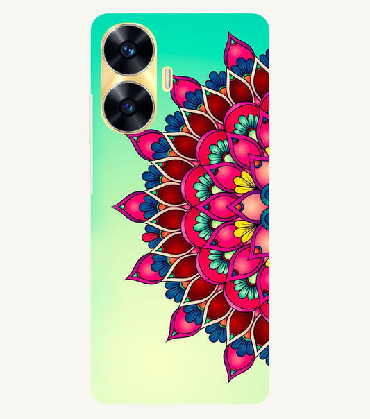 Colorful Mandala Back Cover For  Realme C55/Realme N55