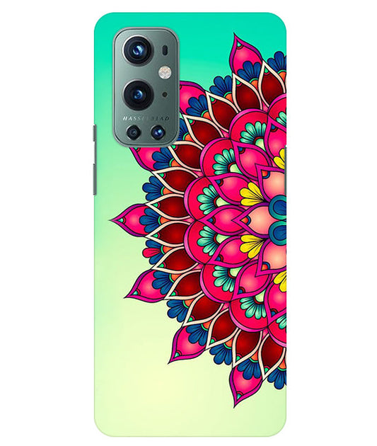 Colorful Mandala Back Cover For  OnePlus 9 Pro