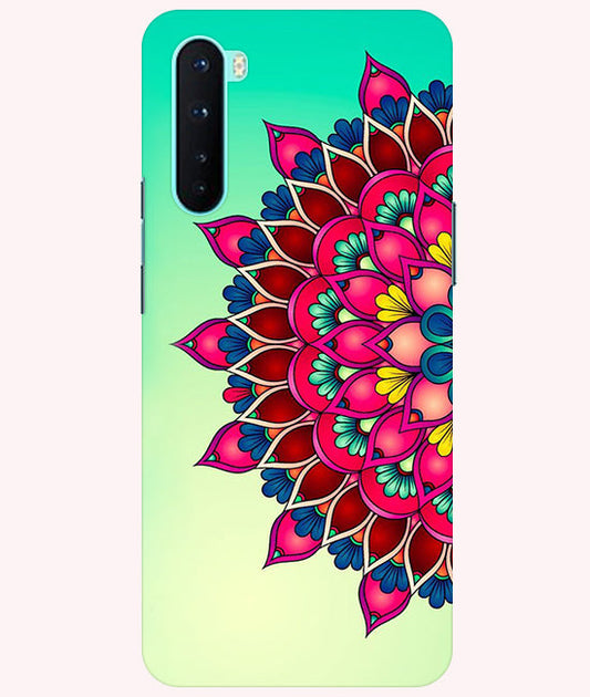 Colorful Mandala Back Cover For  OnePlus Nord