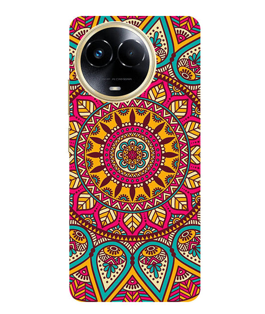 mandala Back Cover For  Realme C67 5G