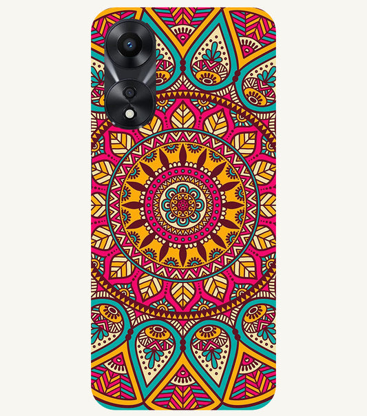 mandala Back Cover For  Oppo A78 5G