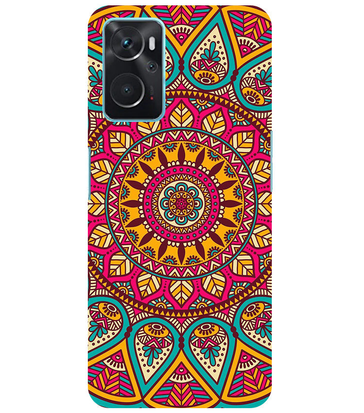 mandala Back Cover For  Oppo K10 4G/Realme 9i 4G/Oppo A96