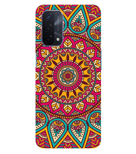 mandala Back Cover For  Oppo A74 5G