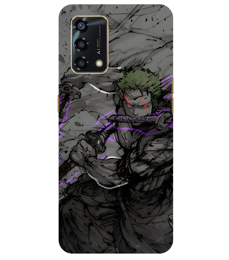 Zoro Three Sword Style Phone Case For  Oppo F19