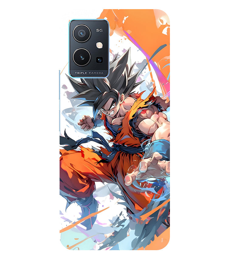 Pattern Creations Goku Phone case{Dragonball Super} Back Cover For Vivo T1 5G/Vivo Y75 5G/iQOO Z6 5G