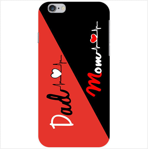Mom Dad 1 Love quotes Back Cover For  Apple Iphone 6/6S