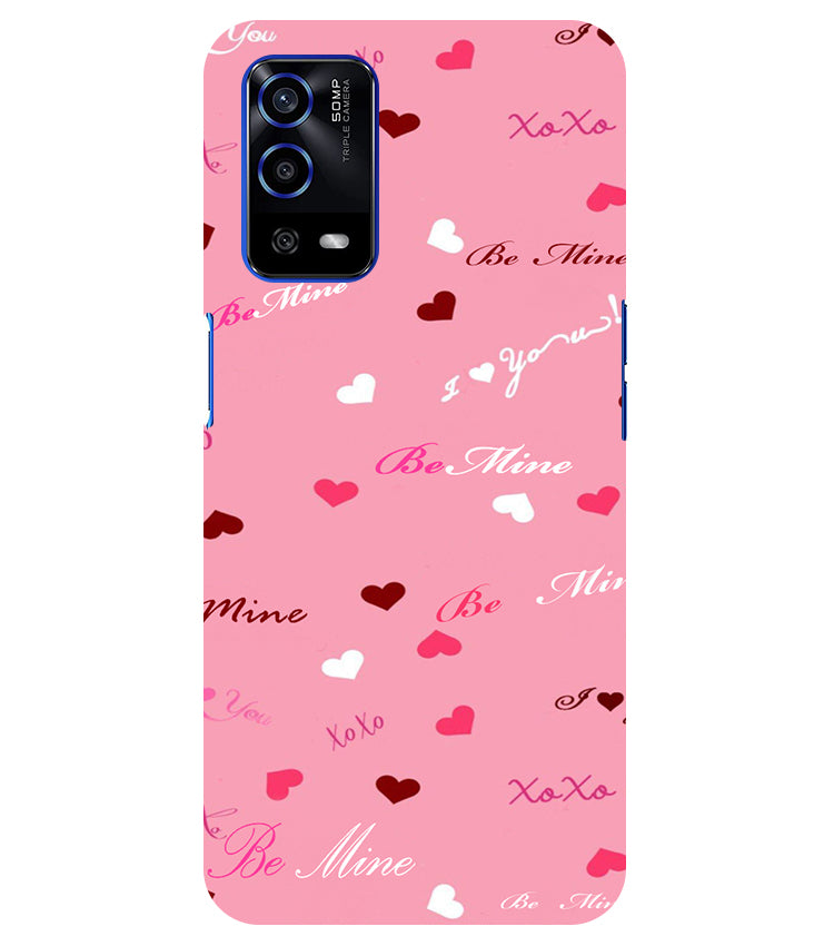 Be Mine Back Cover For  Oppo A16
