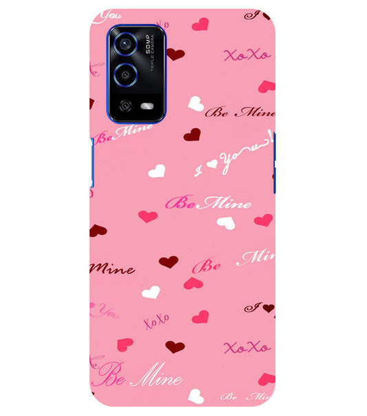 Be Mine Back Cover For  Oppo A55