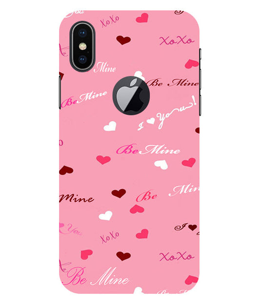 Be Mine Back Cover For  Apple Iphone X Logocut