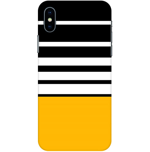 Horizontal Stripes Back Cover For  Apple Iphone Xs Max