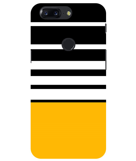 Horizontal Stripes Back Cover For  Oneplus 5T