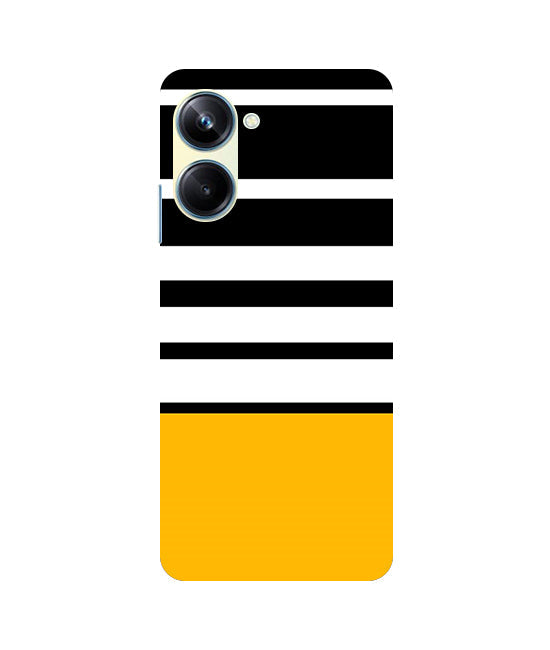 Horizontal Stripes Back Cover For  Realme 9i 5G