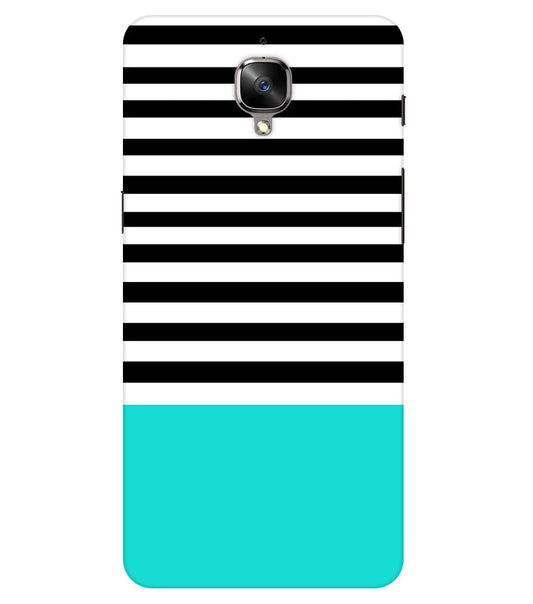 Horizontal  Multicolor Stripes Back Cover For  Oneplus 3/3T