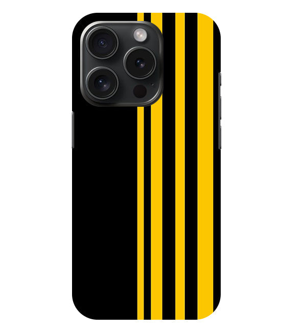 Vertical  Stripes Back Cover For  Apple Iphone 15 Pro