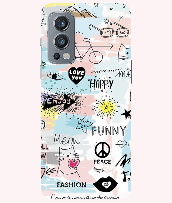 Love You Back Cover For  Oneplus Nord 2 5G