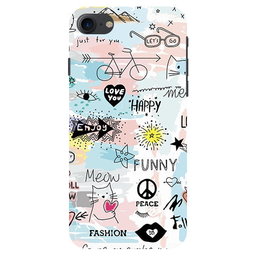 Love You Back Cover For  Apple Iphone 8
